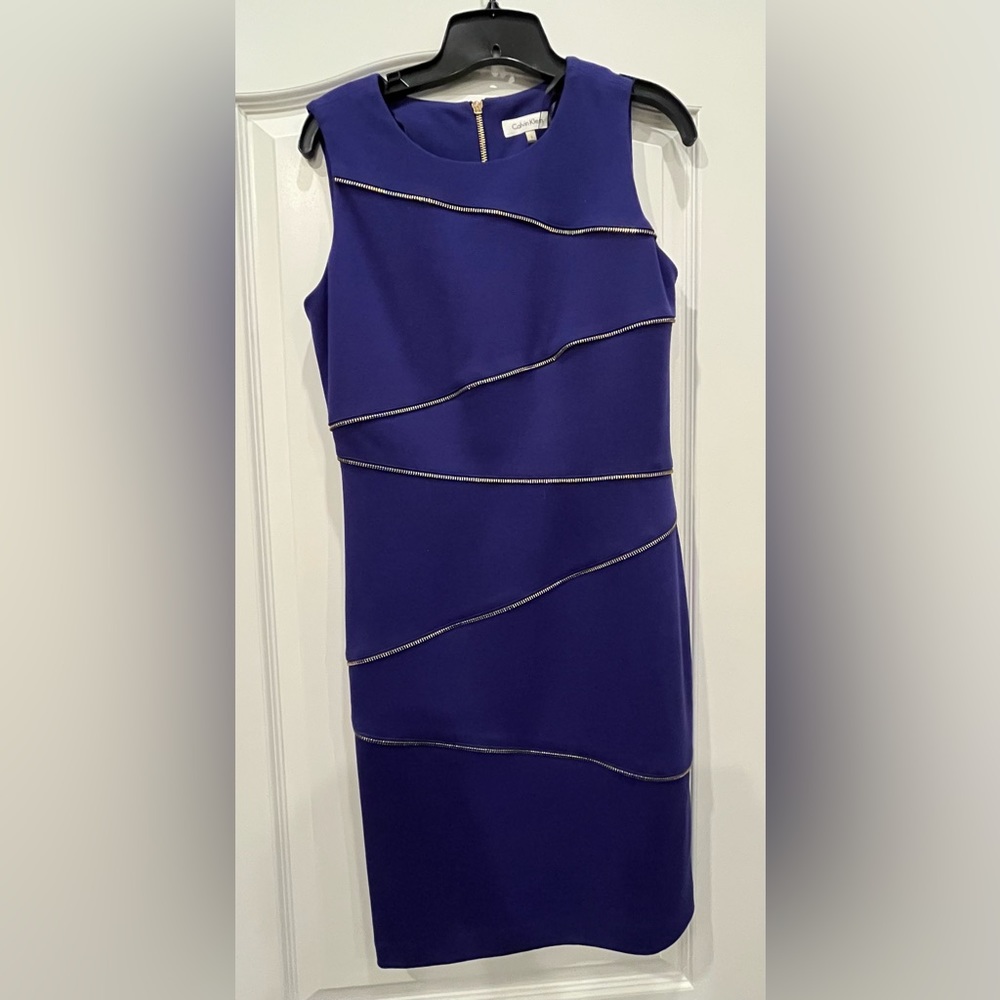 Calvin Klein dress with zipper details